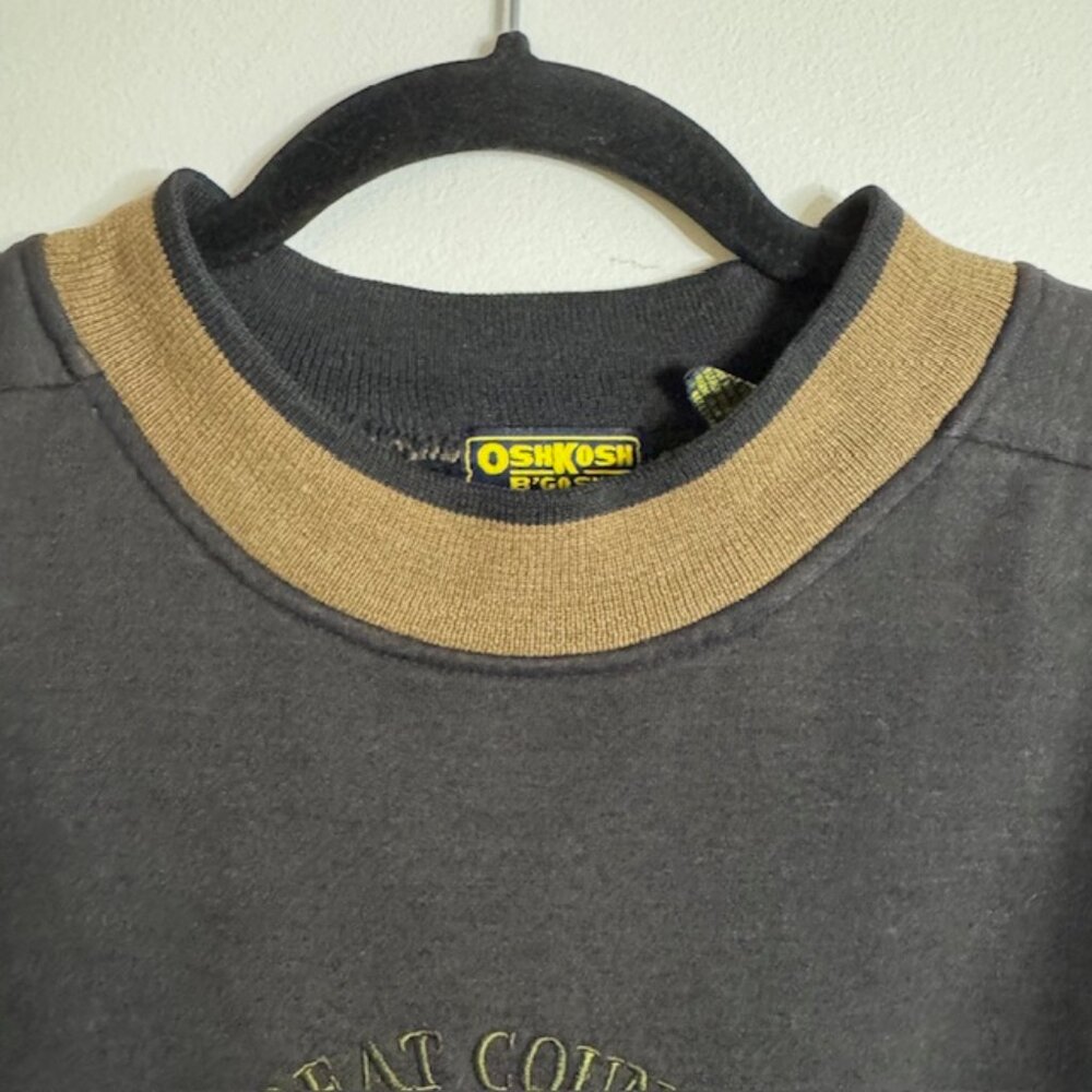 Vintage Oshkosh B'Gosh Women's Embroidered Crew Neck Sweatshirt Size Medium - Picture 4 of 6